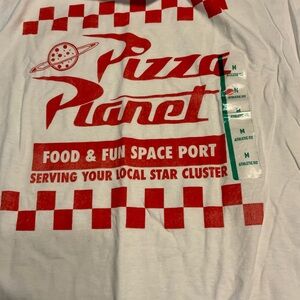 Disney Pizza Planet Red and White Tee